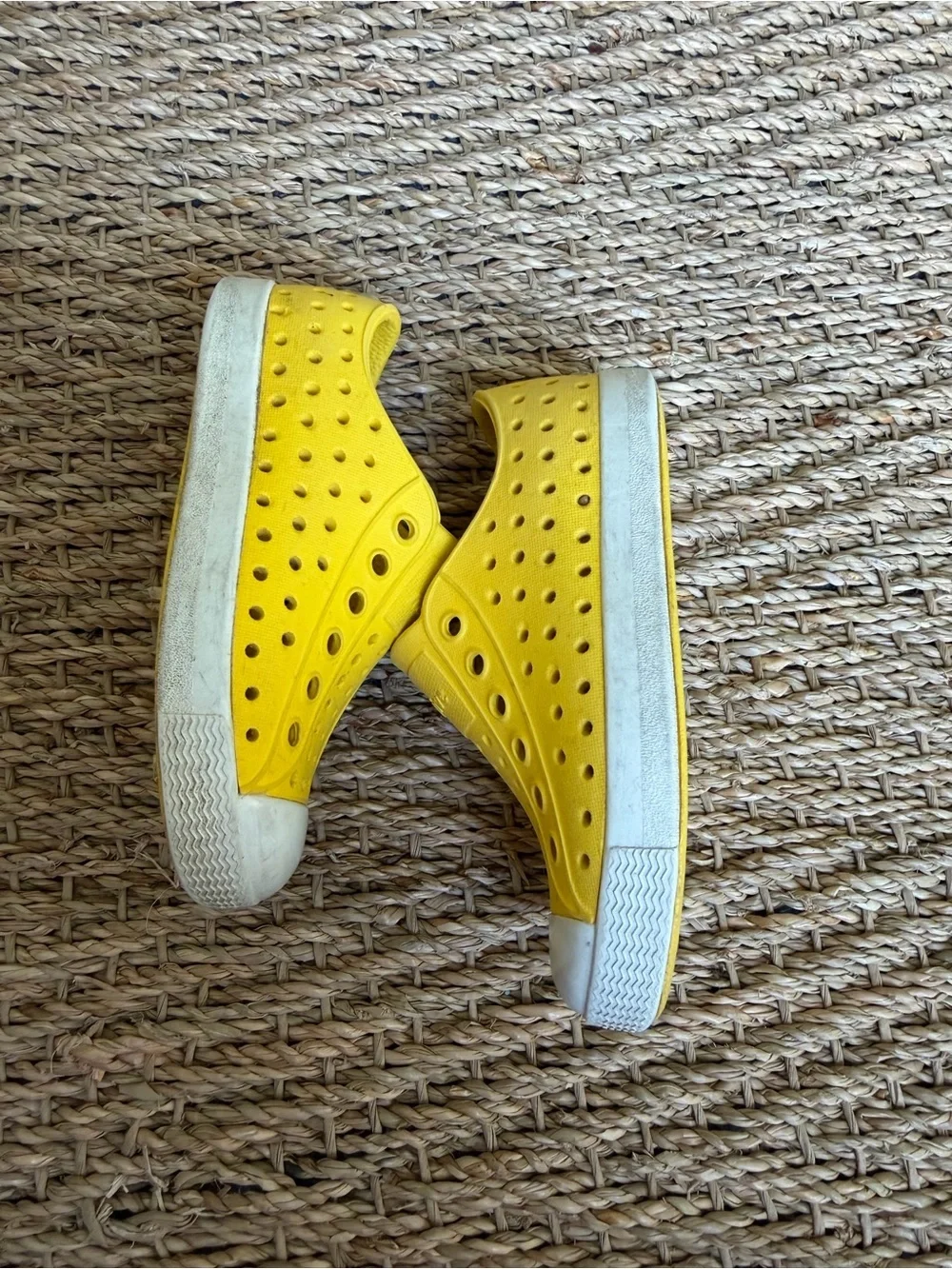 Native Jefferson Slip-On Water Shoes | Yellow | Kids Size 7